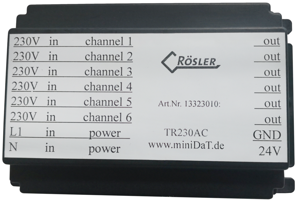 TR230 AC/DC: miniDaT Spannungswandler